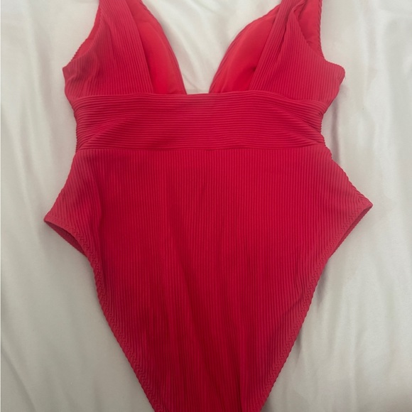 Red One Piece Swimsuit - Picture 2 of 2
